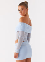 No Doubt Mini Dress - Blue