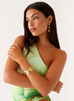 Nurture Flower Bracelet - Gold