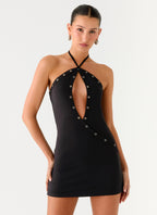 Off The Bass Mini Dress - Black