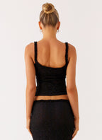 Ophira Cami Top - Black