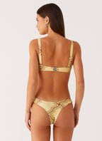 Oudre Bikini Top - Tidal Print