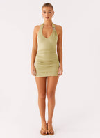 Panama Mini Dress - Lime
