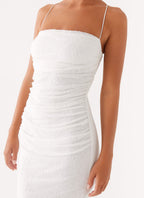 Paxton Beaded Maxi Dress - White