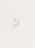 Pearl Drop Ear Cuff - Pearl