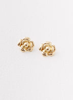 Pretty In Bloom Earrings - Gold