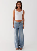 Signature Tank Top - Plain White