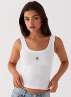 Signature Tank Top - Plain White