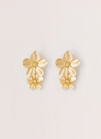 Lola Love Flower Earrings - Gold