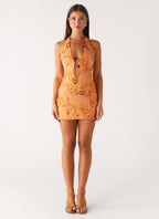 Phia Mini Dress - Orange