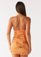 Phia Mini Dress - Orange