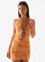 Phia Mini Dress - Orange