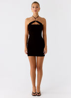 Poetry Mini Dress - Black