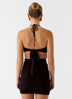 Poetry Mini Dress - Black