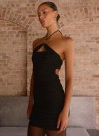Poetry Mini Dress - Black