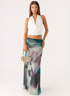 Poolside Muse Beaded Bag - Ivory