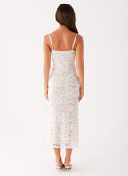 Postcards Lace Midi Dress - Ivory