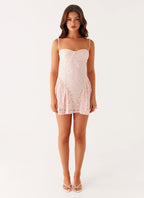 Promenade Mini Dress - Pink