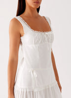 Quinn Midi Dress - White
