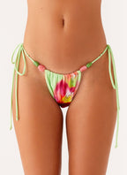 Rach Bikini Bottoms - Green Tropical