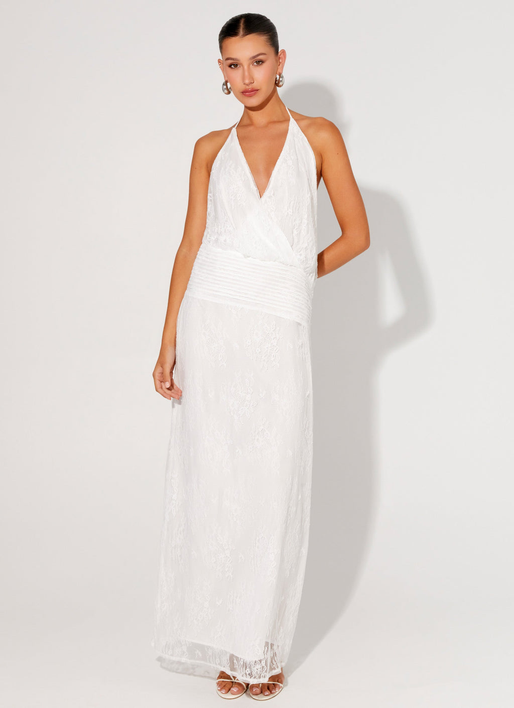 Reinhart Halter Maxi Dress - White