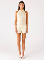 Rosana Halter Top - Butter