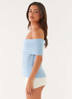 Rosen Knit Top - Blue