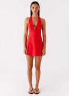 Roxe Mini Dress - Red