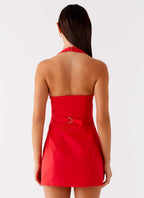 Roxe Mini Dress - Red