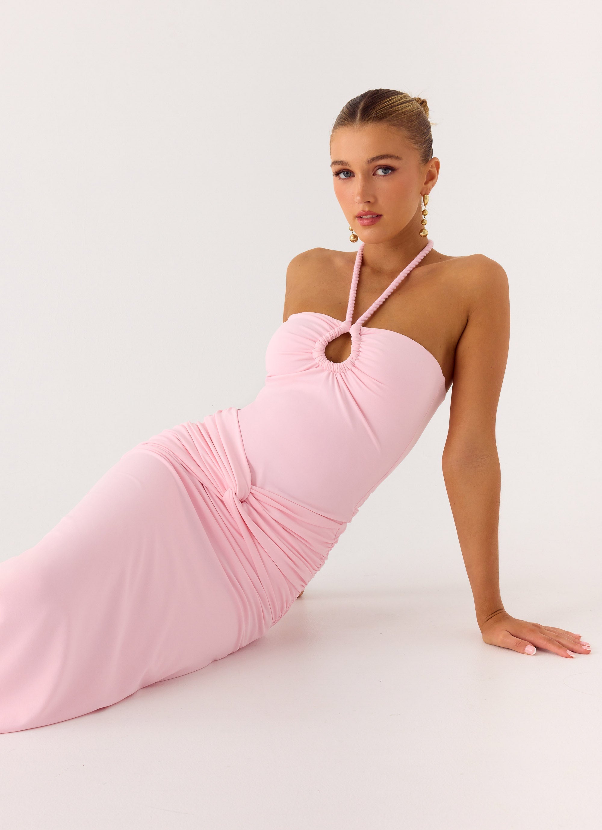 Sacred Maxi Dress - Pale Pink