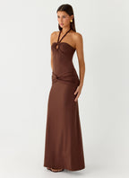 Sacred Maxi Dress - Chocolate