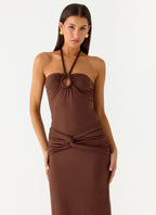 Sacred Maxi Dress - Chocolate