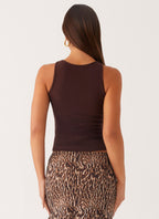 Safari Tank - Chocolate