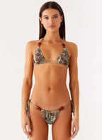 Saga Bead Bikini Top - Vintage Blossom