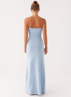 Samson Knit Maxi Dress - Blue