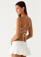 Sangria Top - Oatmeal