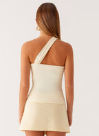 Sea Spray Strap Top - Yellow