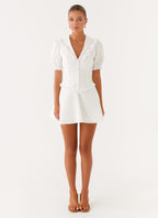Seana Mini Dress - White