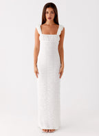 Senses Midi Dress - White