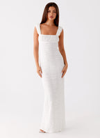 Senses Midi Dress - White