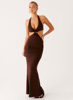 Shawnie Maxi Dress - Chocolate