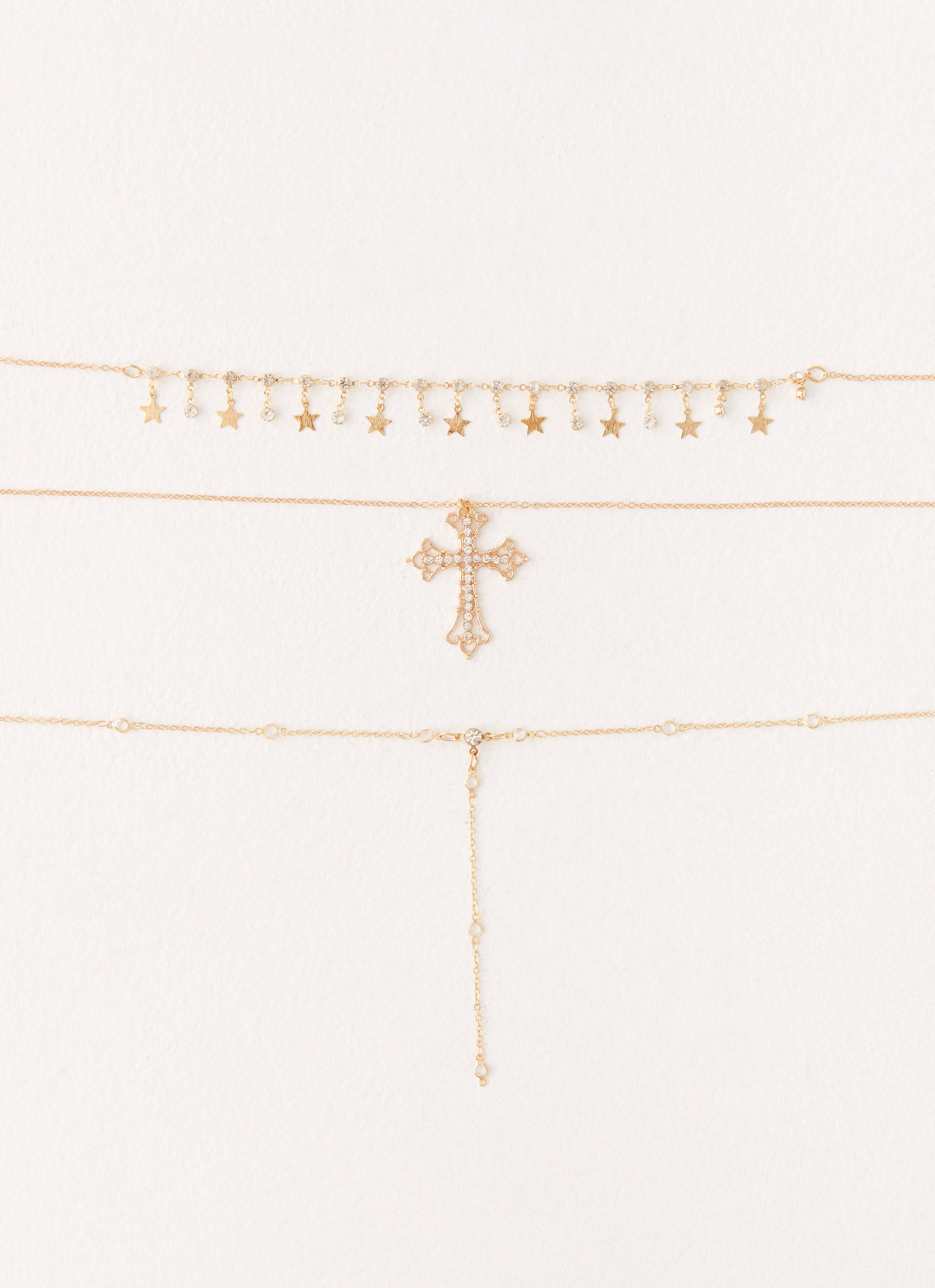 Sinner Multi Necklace - Gold