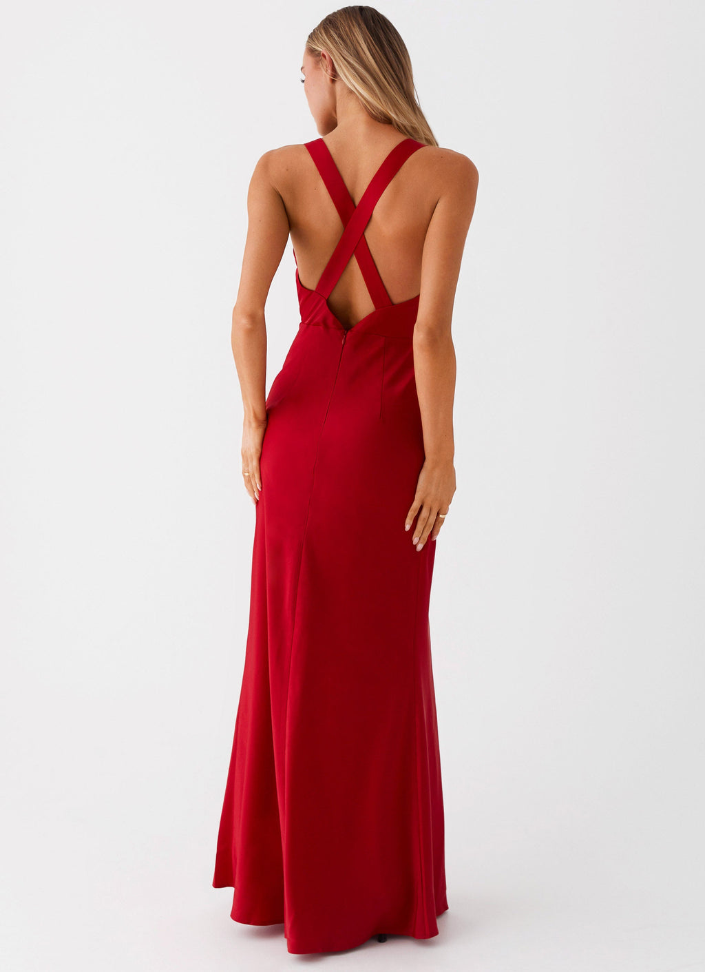 Slyvia Maxi Dress - Red