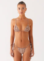 Soffa Bikini Bottom - Brown Check