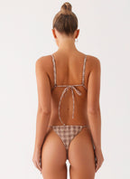 Soffa Bikini Bottom - Brown Check
