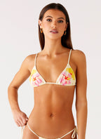 Soffa Bikini Top - Yellow Flower