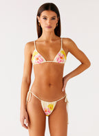 Soffa Bikini Top - Yellow Flower
