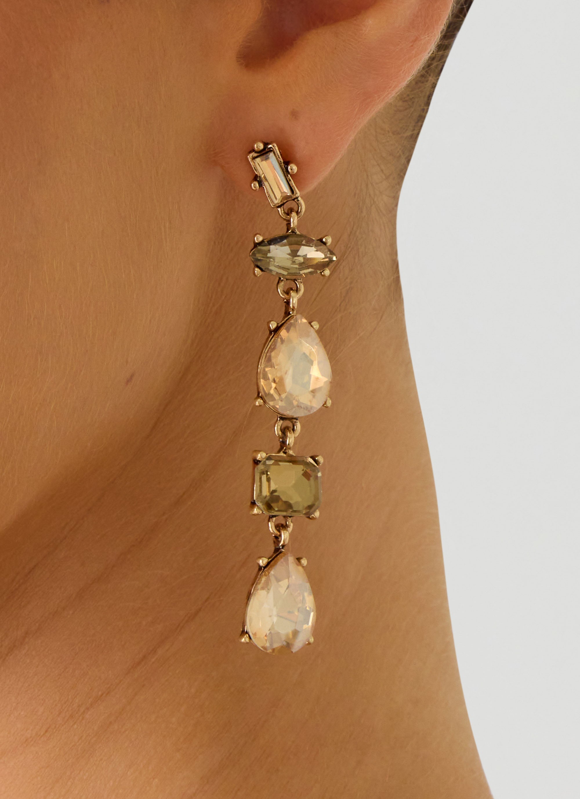 Soleil Shade Earrings - Taupe