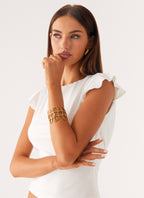 Summer Fling Bangle - Gold