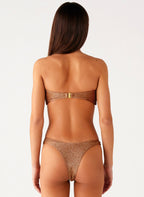 Sun Spell Bikini Bottom - Gold