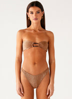 Sun Spell Bikini Top - Gold